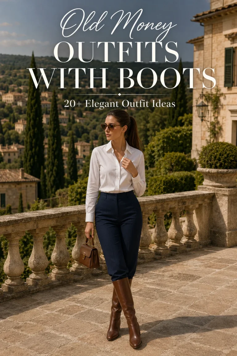 Old Money Outfits With Boots: 20+ Elegant Outfit Ideas 27 Old Money Outfits With Boots: 20+ Elegant Outfit Ideas