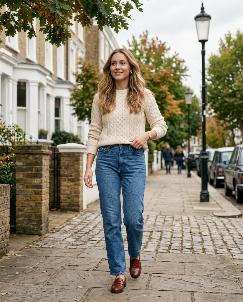 Old Money Outfits With Jeans: 20+ Polished Outfit Ideas 33 Women Wearing a Old Money Jeans For Casual Everyday Outfits