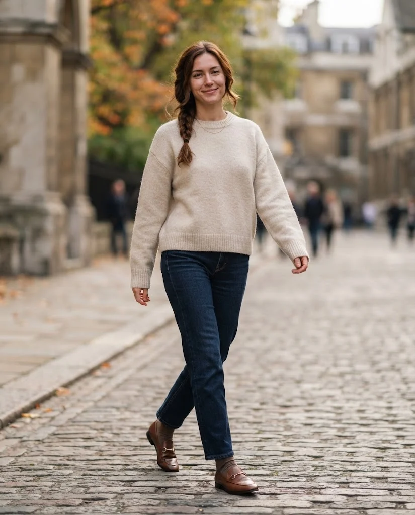 Women Wearing a Casual Fall Old Money Outfits