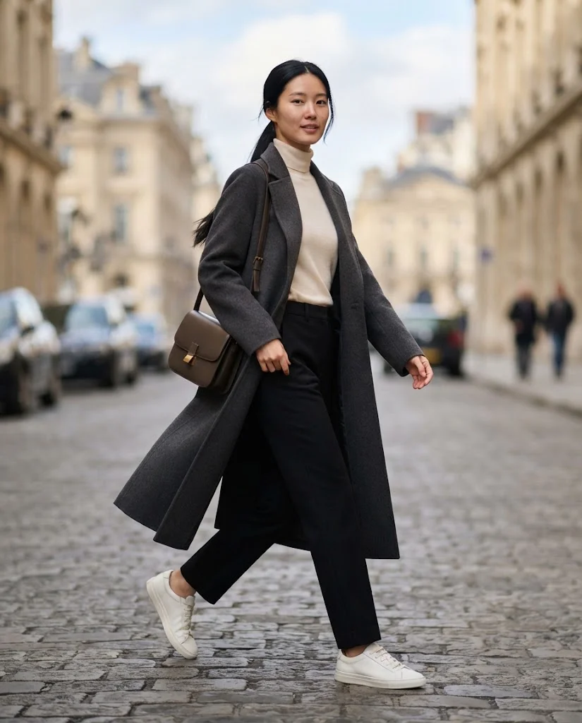 Old Money Outfits With Sneakers: 20+ Classy Outfit Ideas 32 Women Wearing a Old Money Sneaker Outfits For City Days