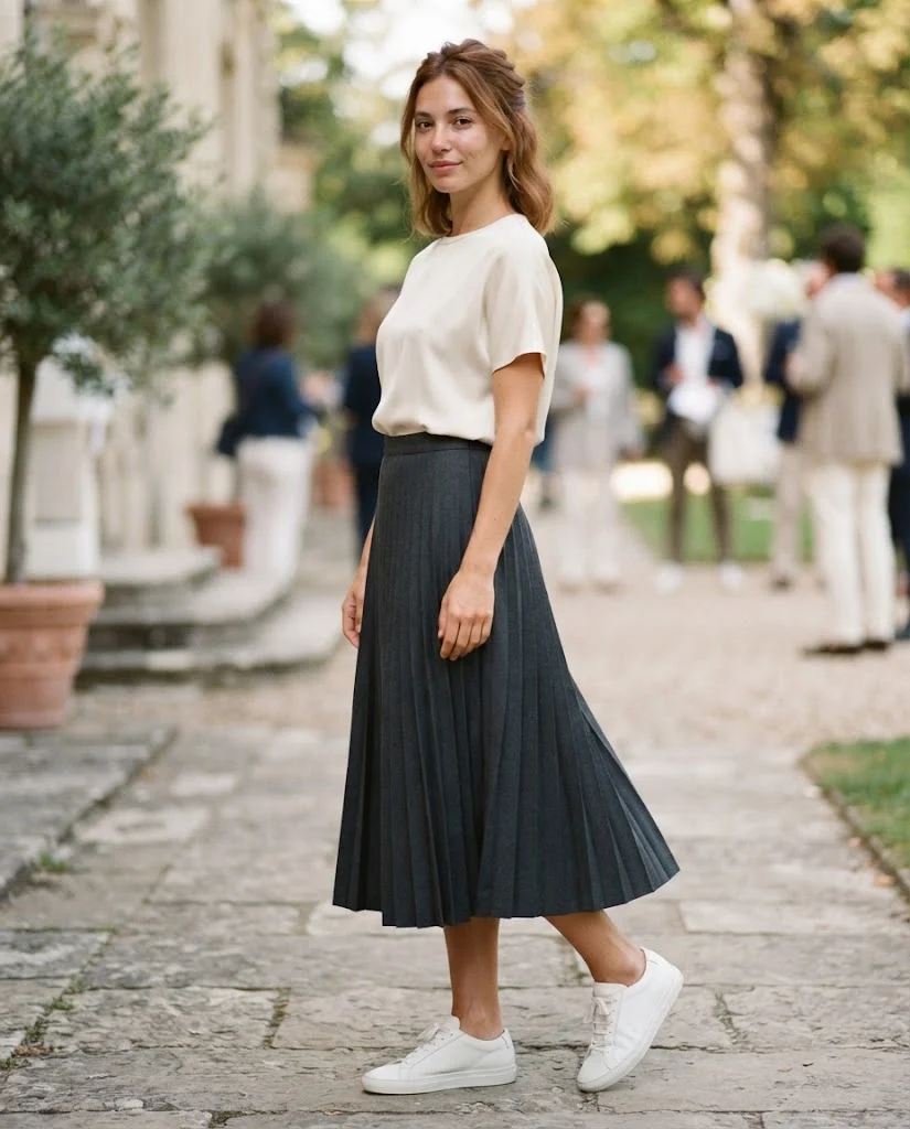Old Money Outfits With Sneakers: 20+ Classy Outfit Ideas 33 Women Wearing a Old Money Sneaker Outfits For Daytime Events