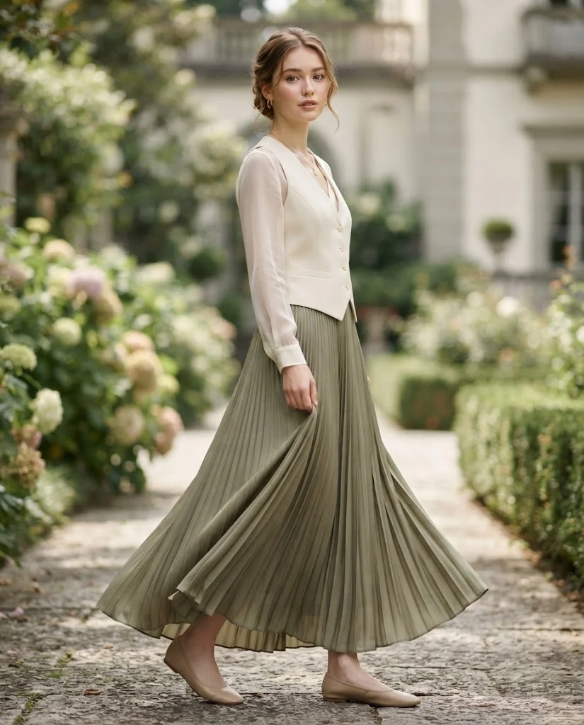 Old Money Vest Outfits for Garden Parties