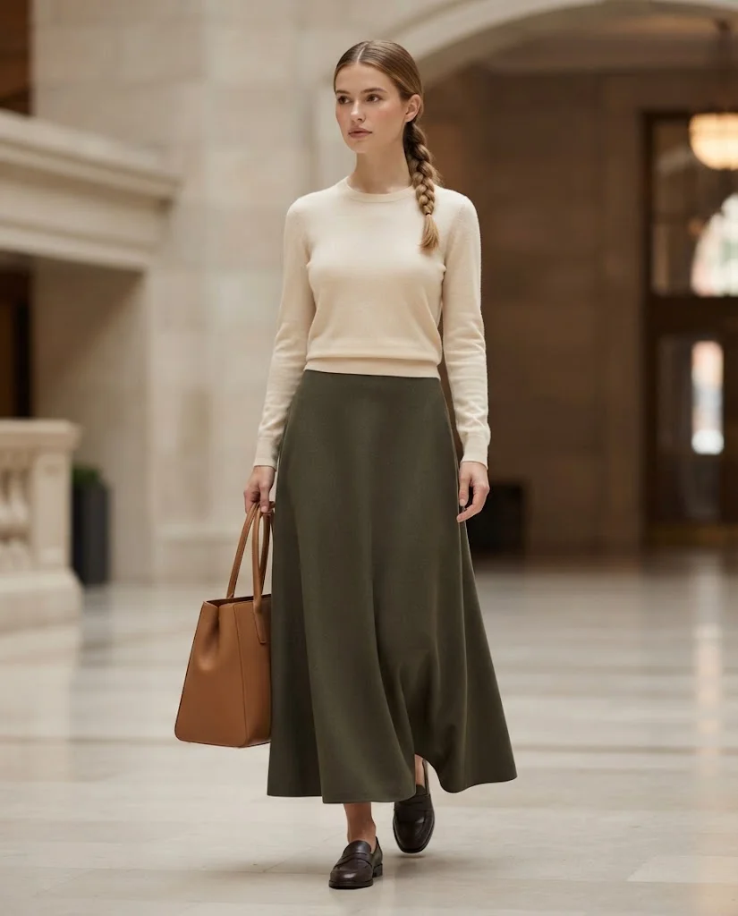 Old Money Outfits With Long Skirts: 20+ Elegant Ideas 38 Old Money Long Skirt Outfits For Travel