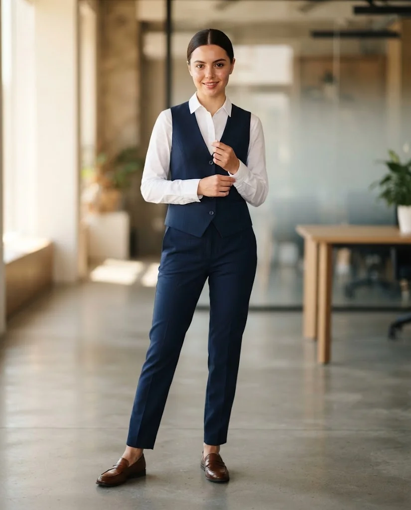 Old Money Vest Outfits for Work