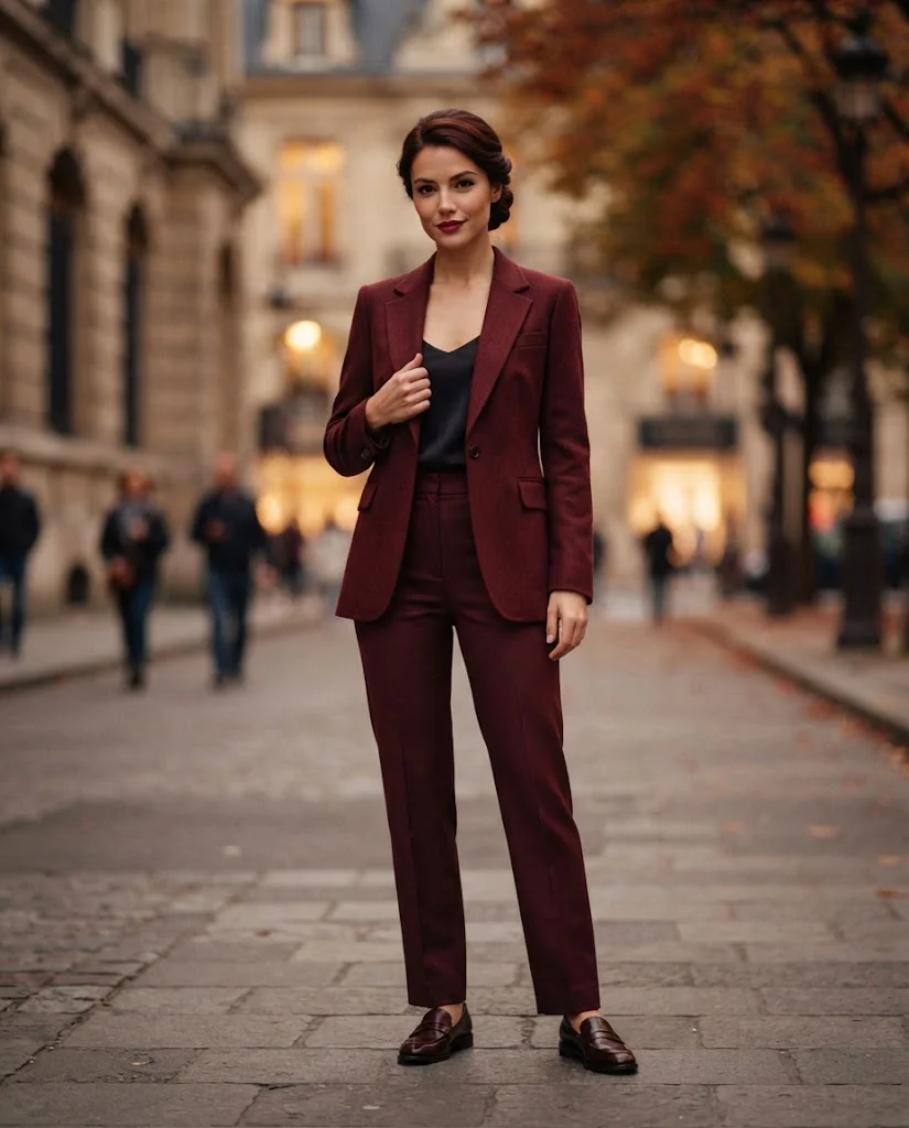 Women Wearing a Old Money Fall Dinner Outfits