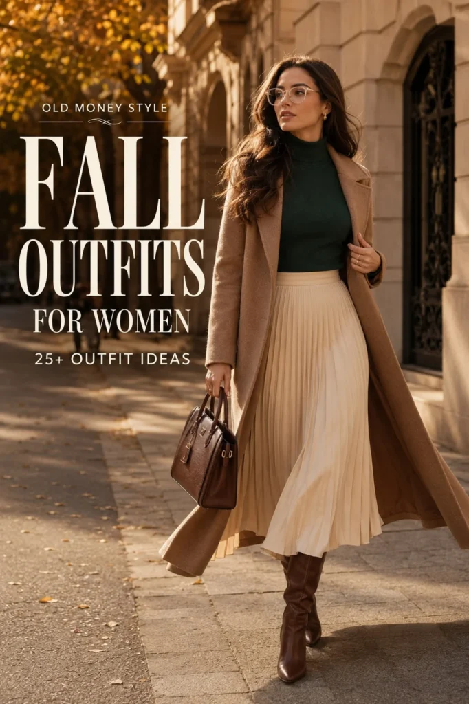 Old Money Fall Outfits for Women: 25+ Old Money Fall Outfit Ideas 46 Old Money Fall Outfits