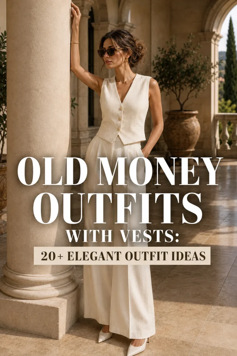 Old Money Outfits With Vests