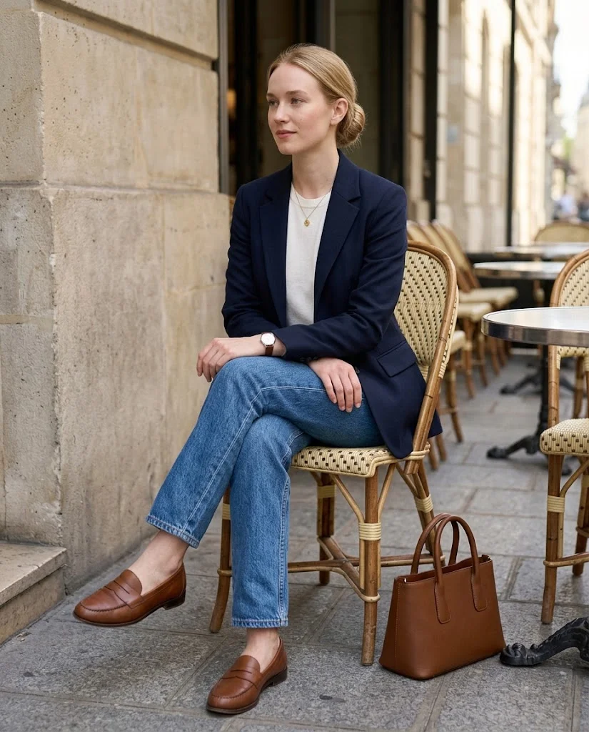 Old Money Outfits With Jeans: 20+ Polished Outfit Ideas 7 Women Wearing a Tailored Blazers With Old Money Jeans