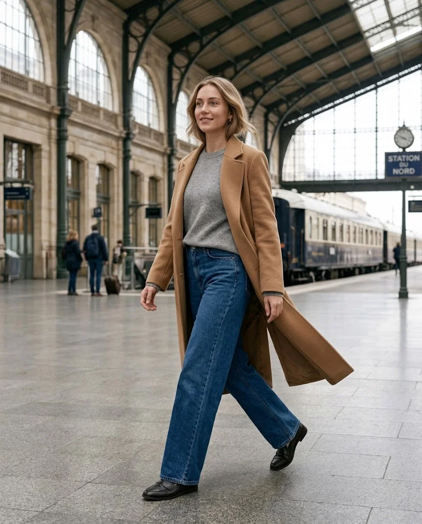 Old Money Outfits With Jeans: 20+ Polished Outfit Ideas 36 Women Wearing a Old Money Jeans For Travel Outfits