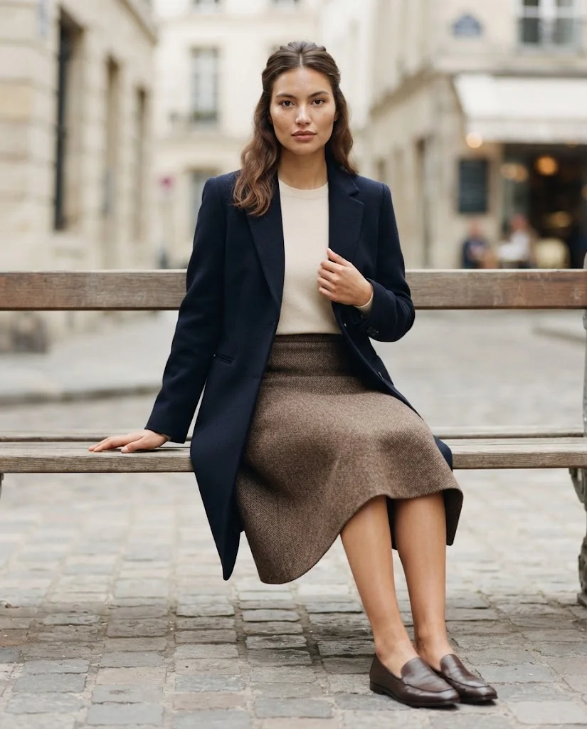 Old Money Outfits With Skirt: 20+ Elegant Outfit Ideas 6 Women Wearing a Wool and Tweed Skirts for an Old Money Look