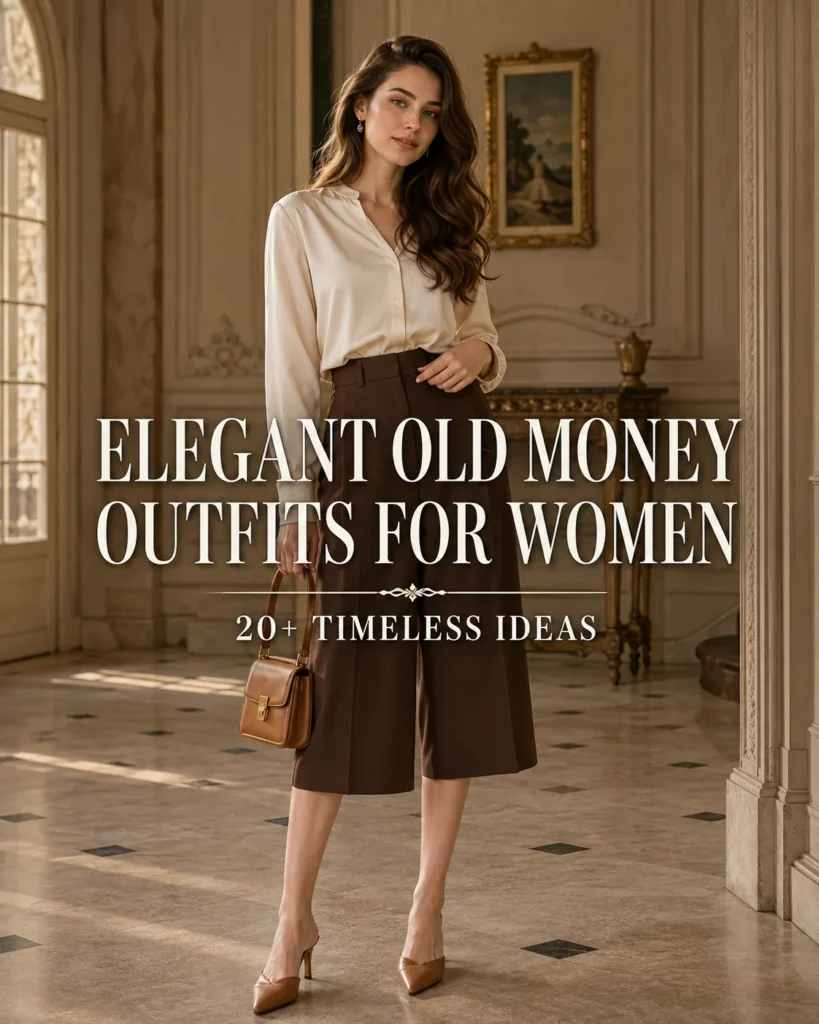 Elegant Old Money Outfits for Women: 20+ Timeless Ideas 41 Elegant Old Money Outfits for Women