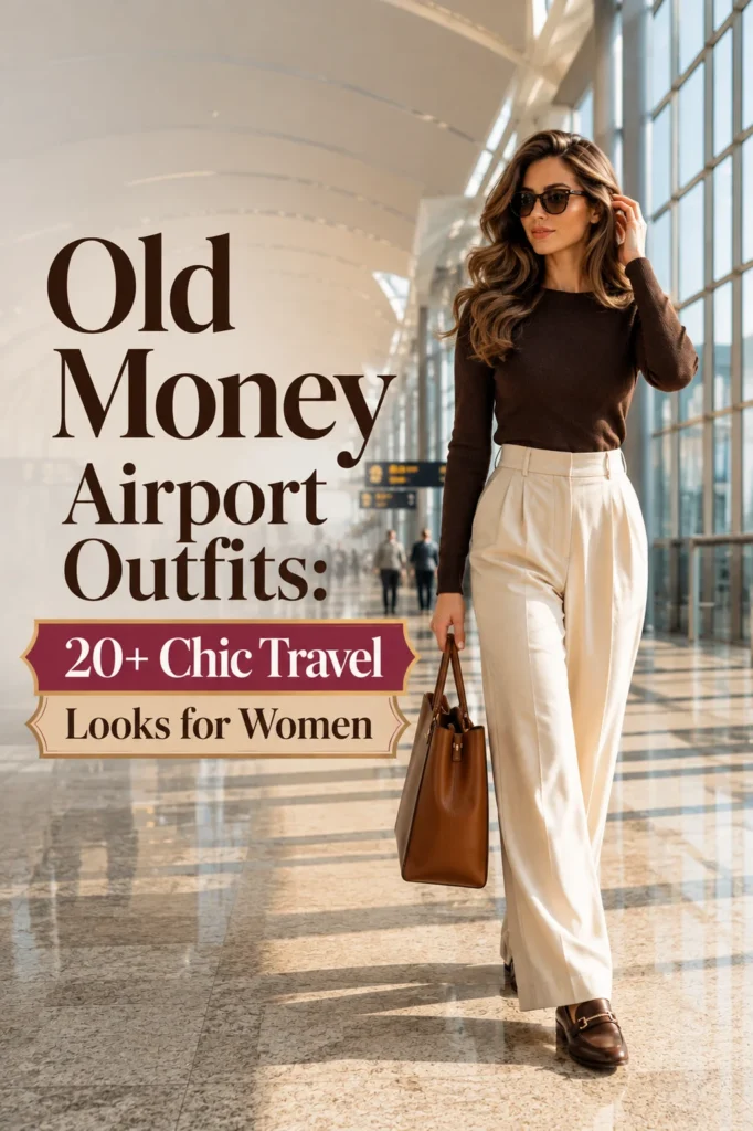 Old Money Airport Outfits: 20+ Chic Travel Looks for Women 27 Old Money Airport Outfits