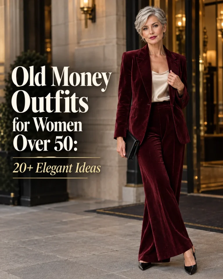 Old Money Outfits for Women Over 50