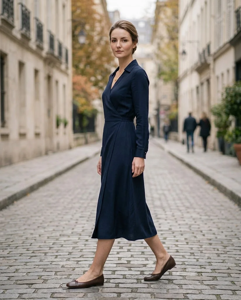 wrap dresses Dress Styles for an Old Money Look