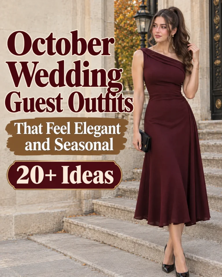 October Wedding Guest Outfits
