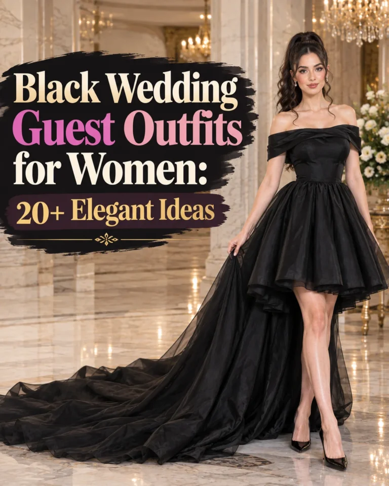 Black Wedding Guest Outfits