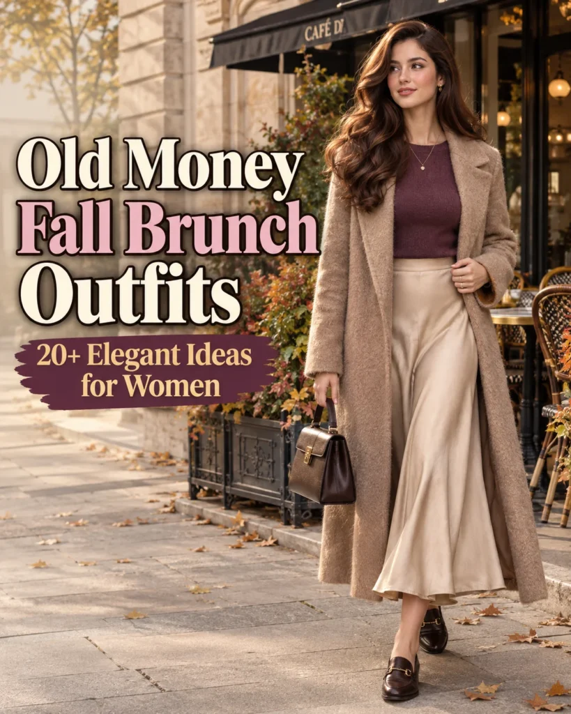 Old Money Fall Brunch Outfits for Women: 20+ Elegant Ideas 1 Old money fall brunch outfits for women, 20+ elegant ideas