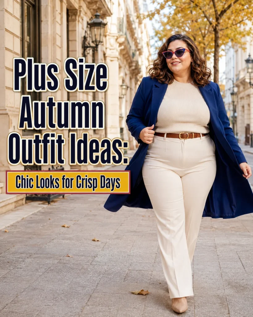 Plus Size Autumn Outfit Ideas for Women: 15 Chic Ideas 45 Plus size autumn outfits for women featuring cozy layers and rich autumn colors