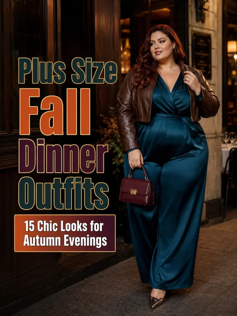 Plus Size Fall Dinner Outfits: 15 Chic Looks for Autumn Evenings 35 Plus Size Fall Dinner Outfits for Women