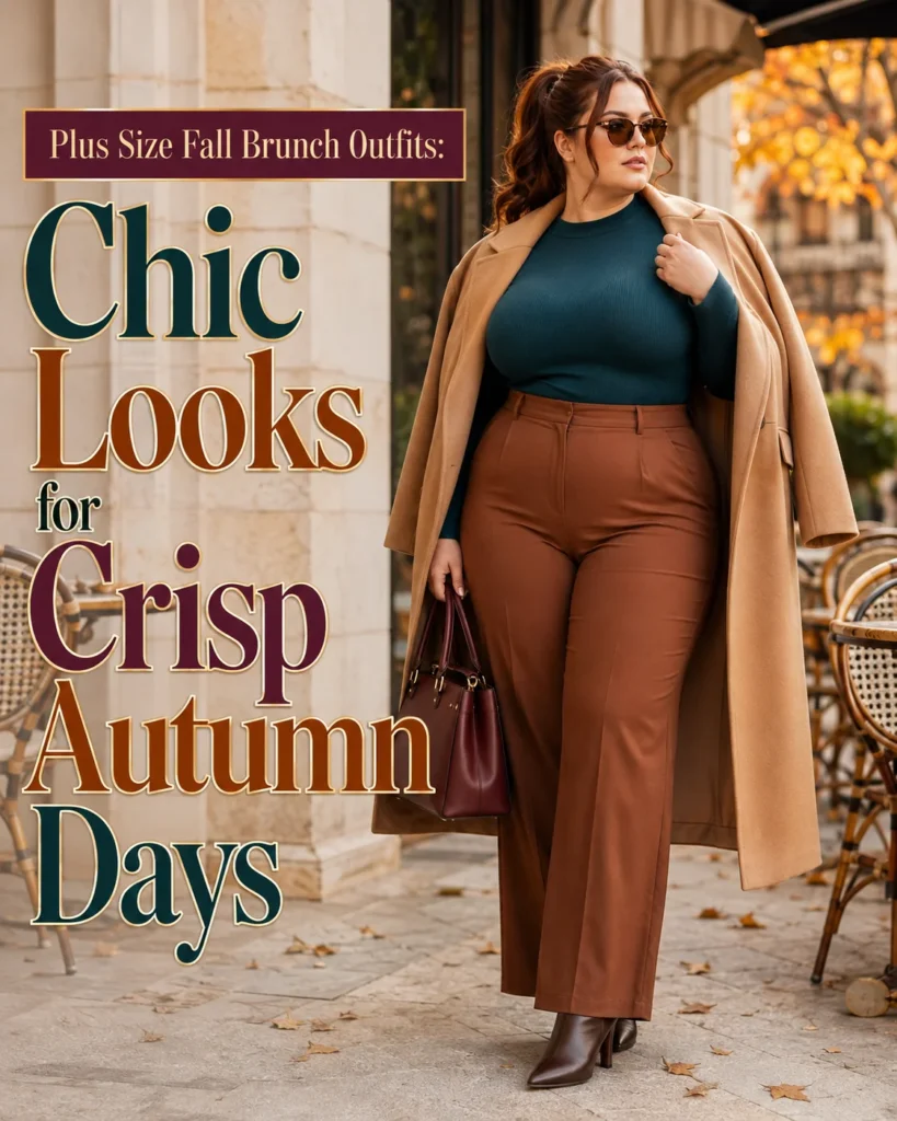 Plus Size Fall Brunch Outfits: Chic Looks for Crisp Autumn Days 34 Plus Size Fall Brunch Outfits for Women