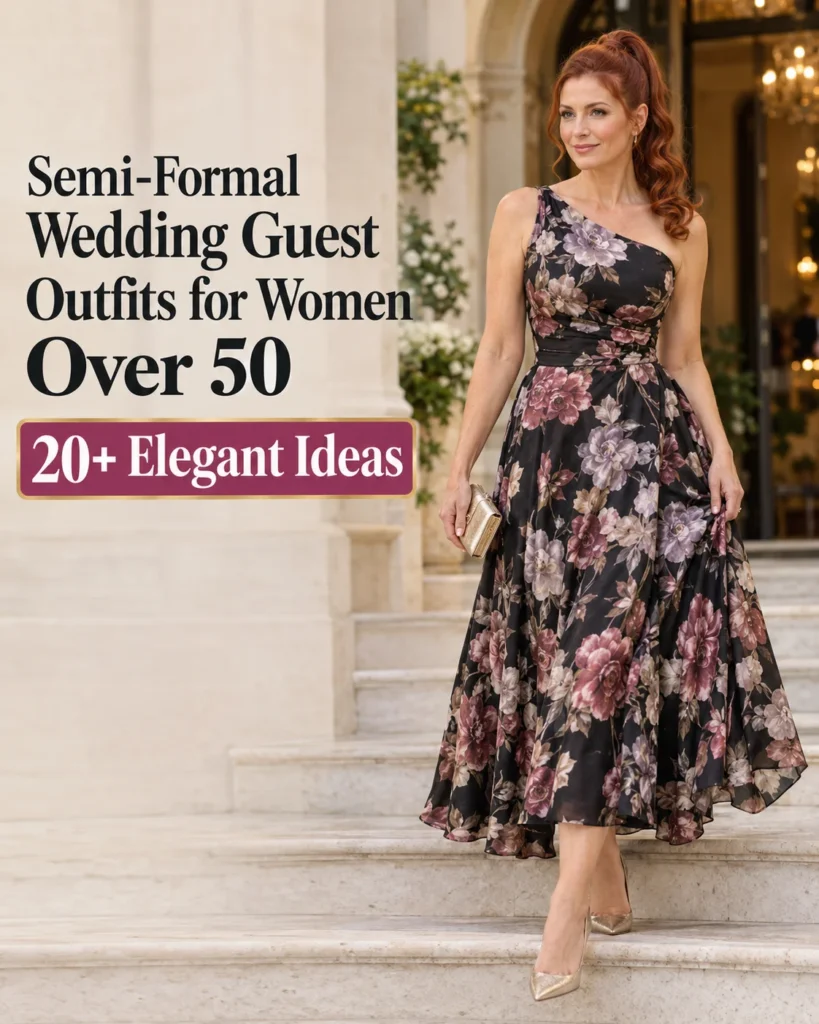 Semi-Formal Wedding Guest Outfits for Women Over 50: 20+ Elegant Ideas 11 Semi-formal wedding guest outfits for women over 50, 20+ elegant ideas