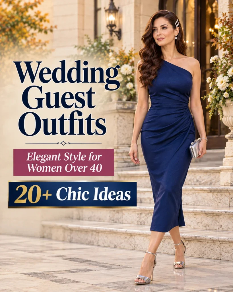 Wedding Guest Outfits for Women Over 40: 20+ Elegant Ideas 7 Elegant wedding guest outfits for women over 40, 20+ ideas