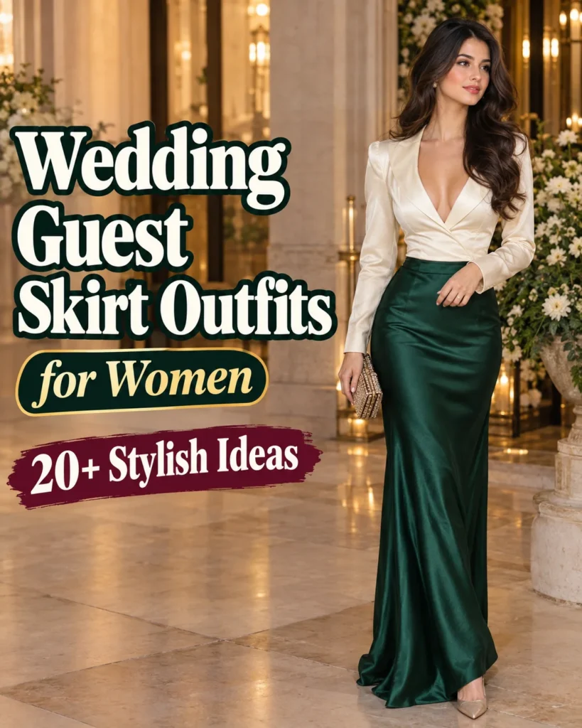 Wedding Guest Skirt Outfits for Women: 20+ Stylish Ideas 18 Wedding Guest Skirt Outfits