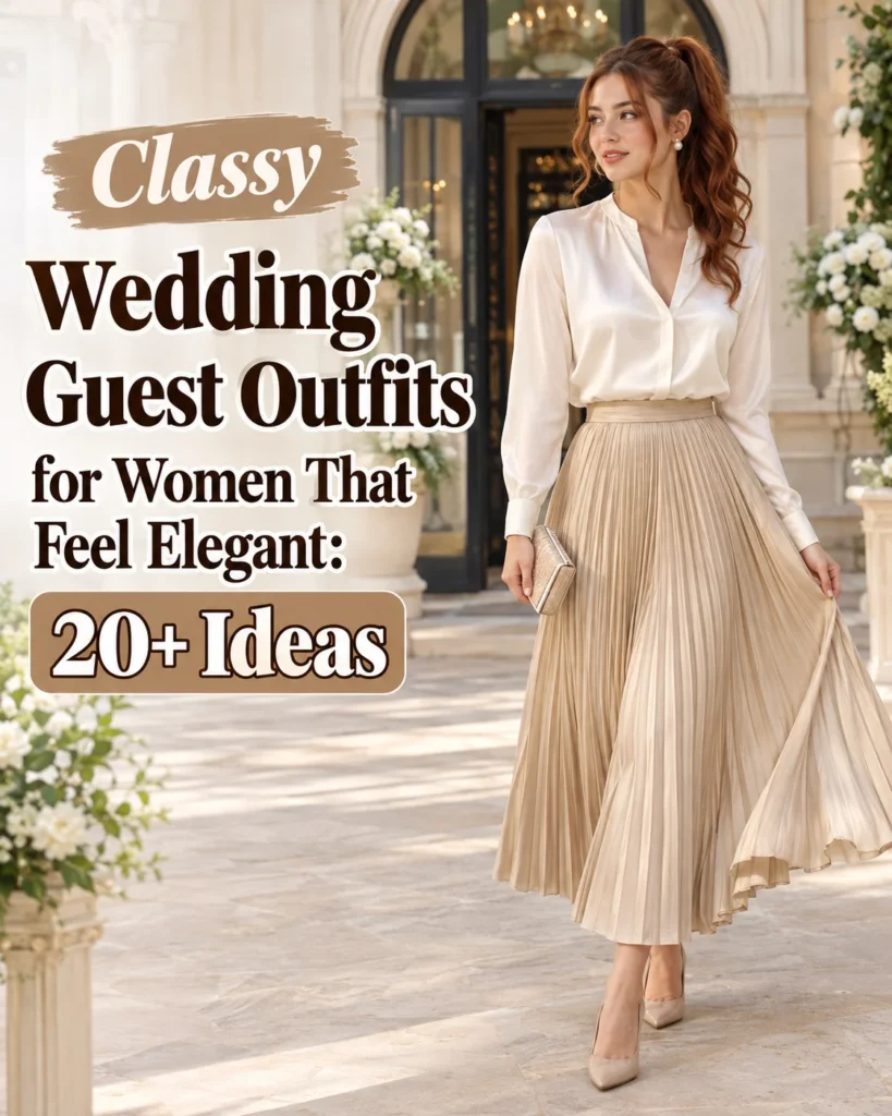Classy Wedding Guest Outfits for Women That Feel Elegant: 20+ Ideas 4 Classy wedding guest outfits for women that feel elegant, 20+ ideas