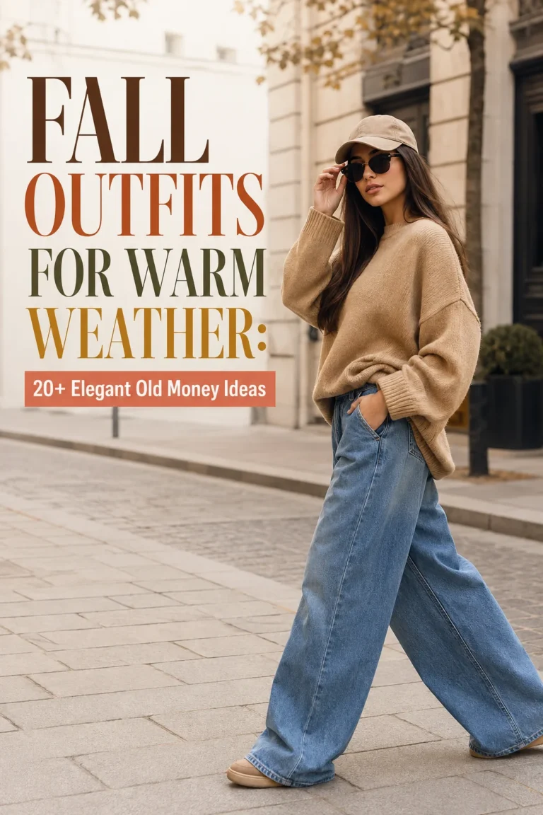 Fall Outfits for Warm Weather: 20+ Elegant Old Money Ideas 7 Fall outfits for warm weather, 20+ elegant old money ideas