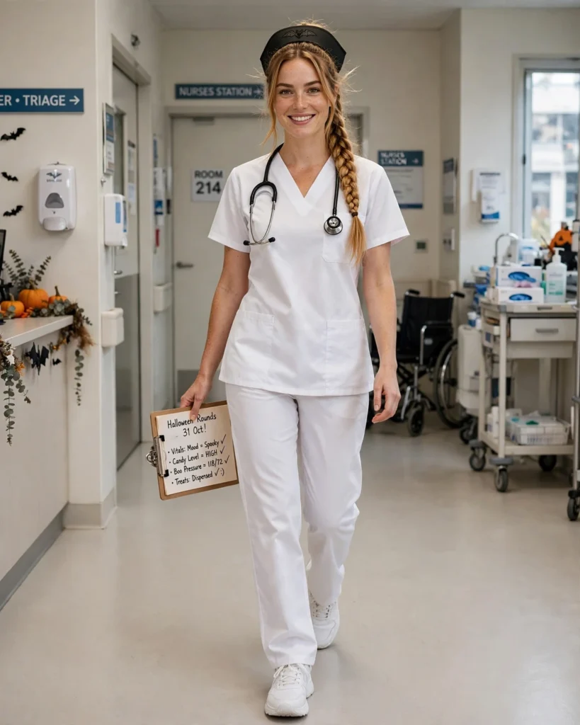 Classic Nurse Halloween Costume Scrub Halloween Costume