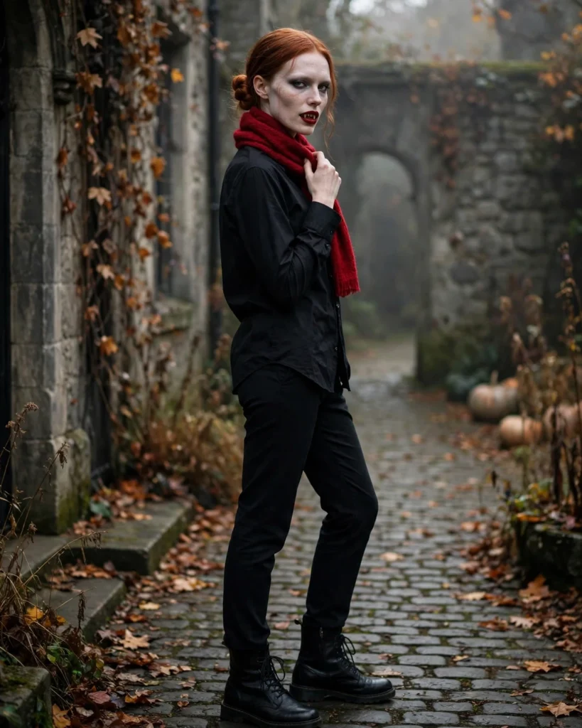 21 Last-Minute Halloween Costume Ideas Anyone Can Put Together 2 Classic Vampire Last-Minute Halloween Costume