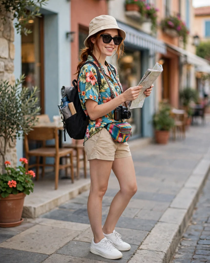 Funny Tourist Outfit Fun Halloween Outfit
