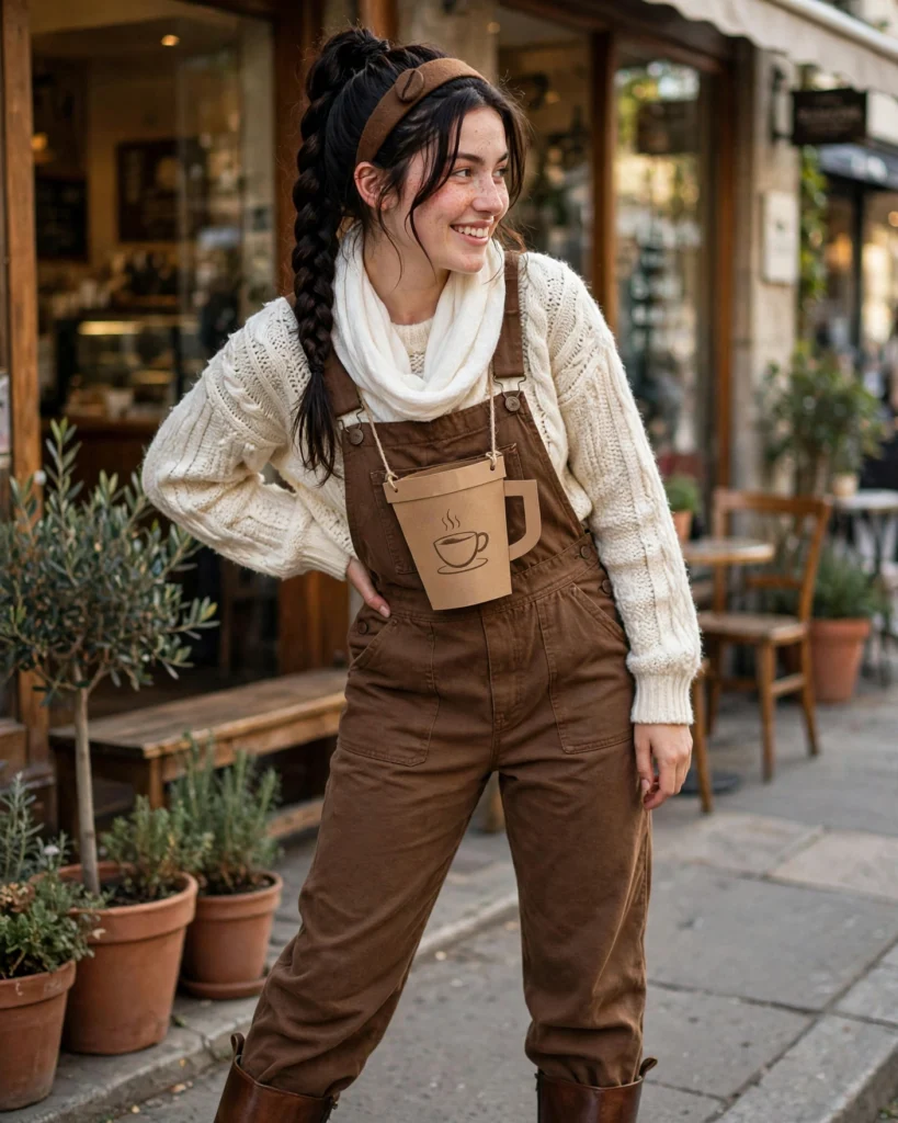 Walking Cup of Coffee Costume Fun Halloween Outfit