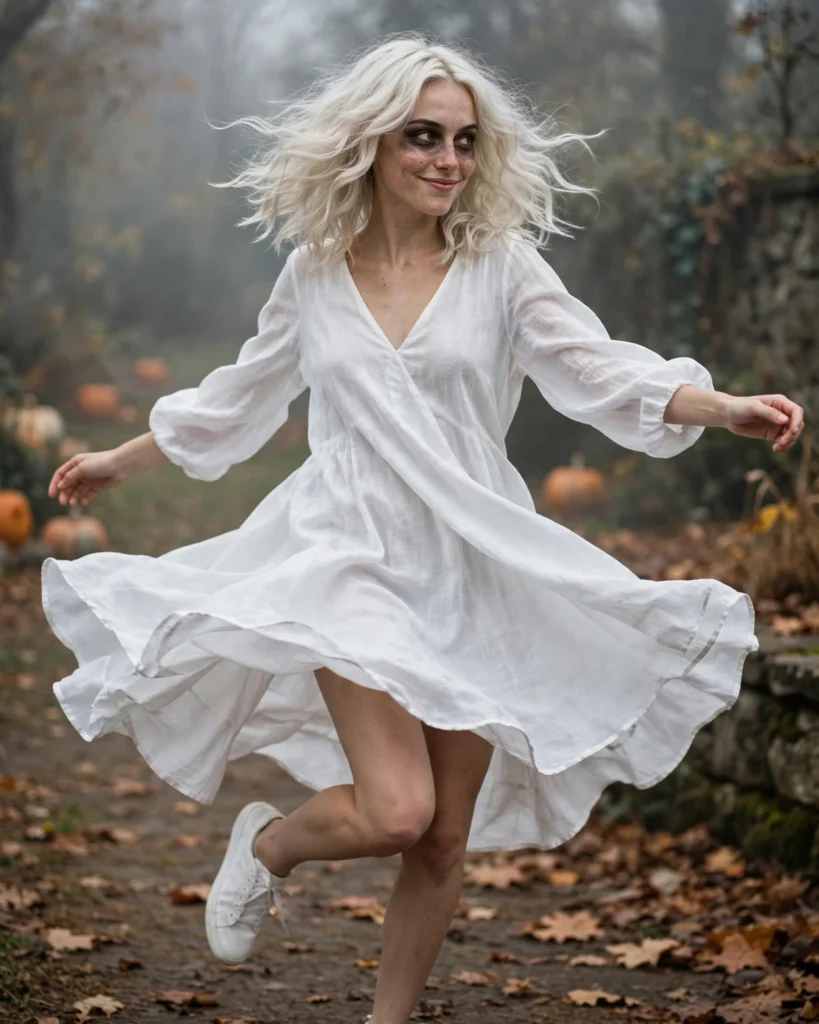 21 Last-Minute Halloween Costume Ideas Anyone Can Put Together 5 Ghost Costume Last-Minute Halloween Costume