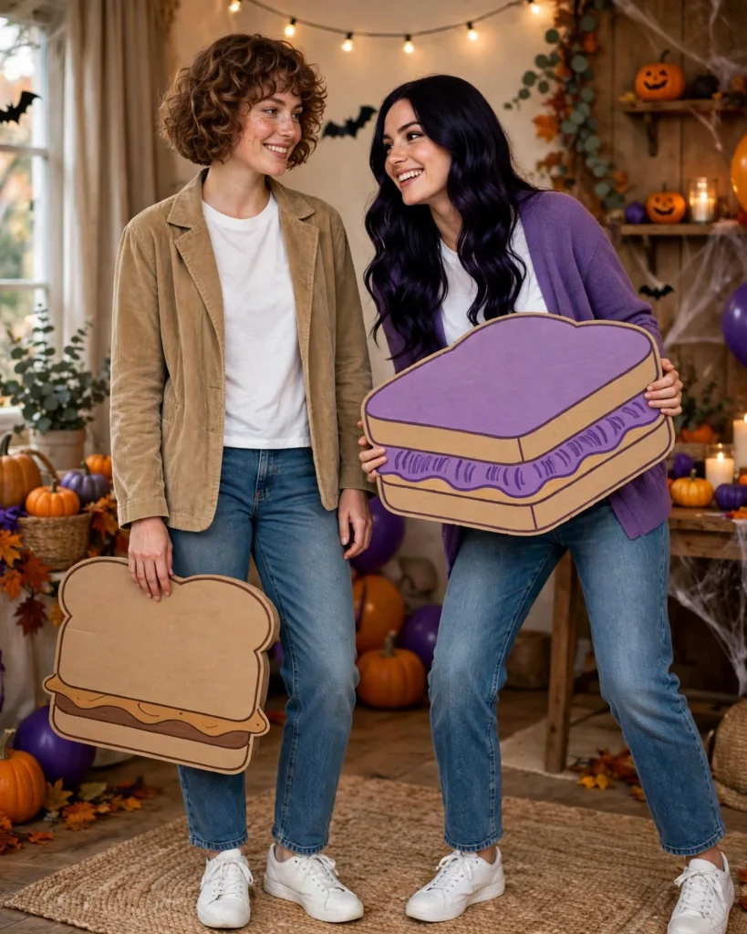 Peanut Butter and Jelly Duo Halloween Costume
