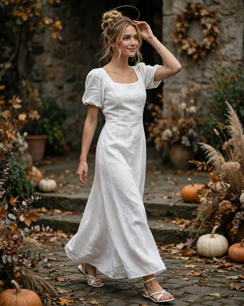 21 Last-Minute Halloween Costume Ideas Anyone Can Put Together 8 Angel Costume Last-Minute Halloween Costume