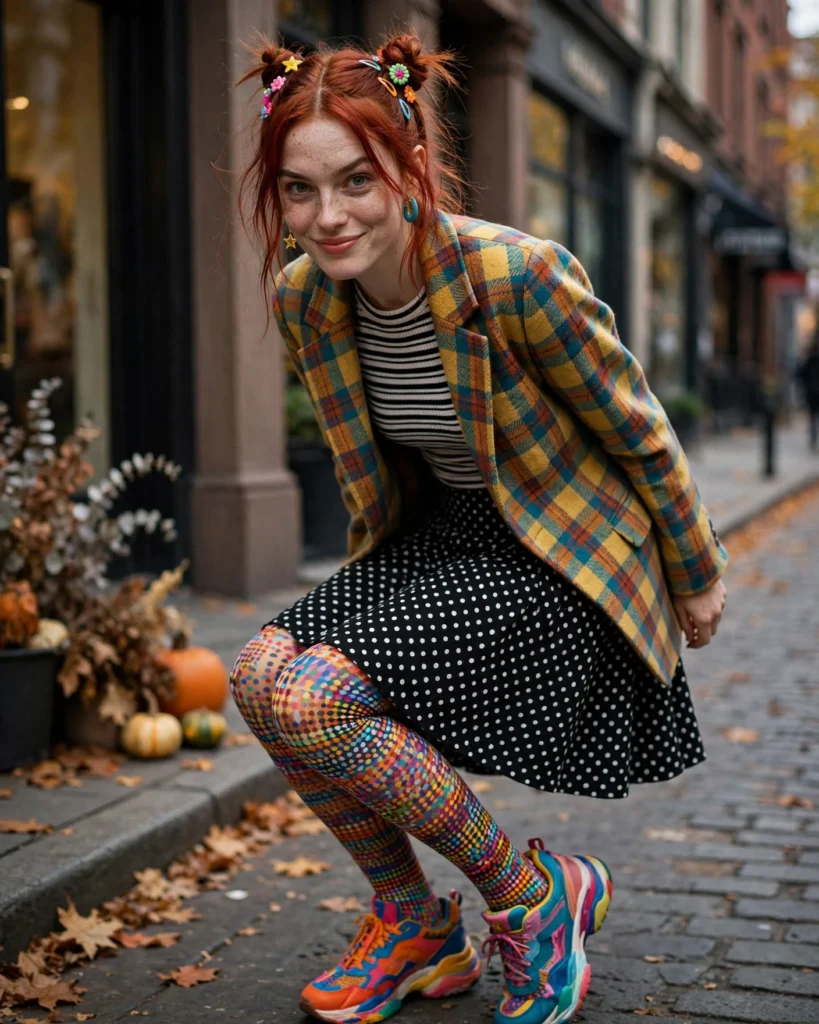 Mismatched Fashion Icon Fun Halloween Outfit