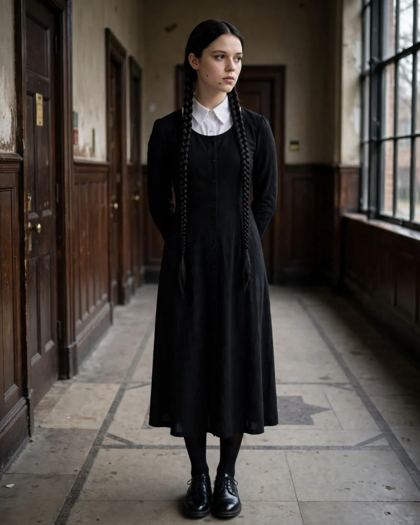 Wednesday Addams Costume Easy Halloween Costume