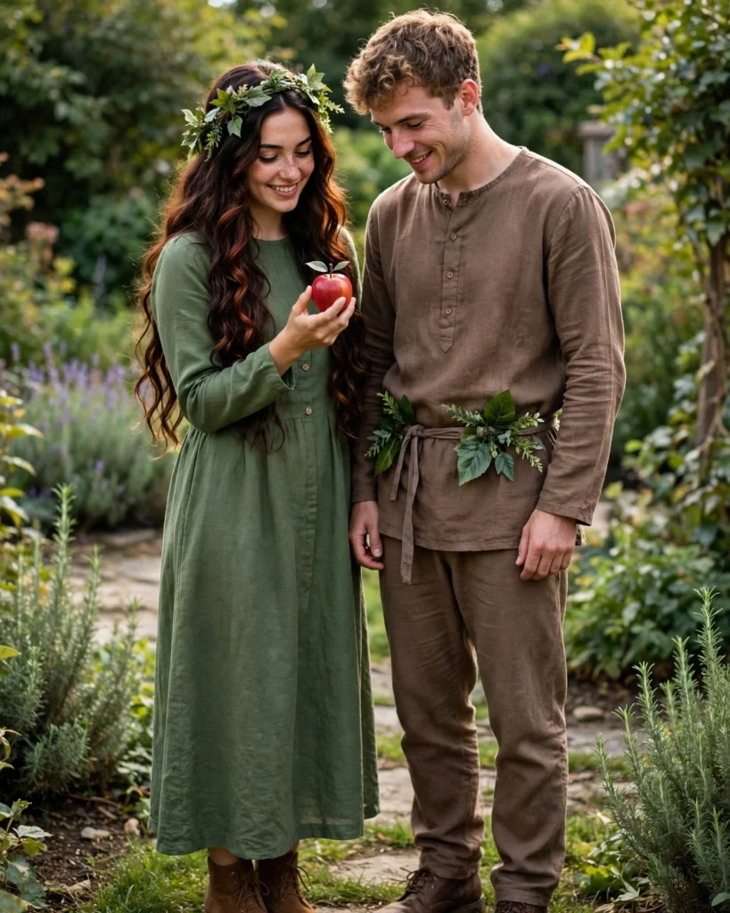 Adam and Eve Couples Halloween Costume