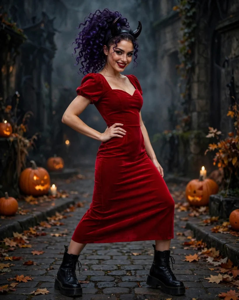 21 Last-Minute Halloween Costume Ideas Anyone Can Put Together 9 Devil Costume Last-Minute Halloween Costume