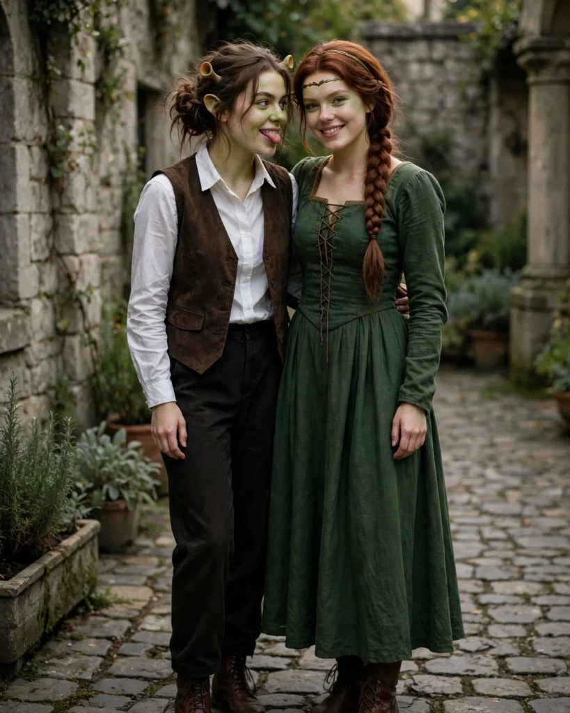 Shrek and Fiona Duo Halloween Costume