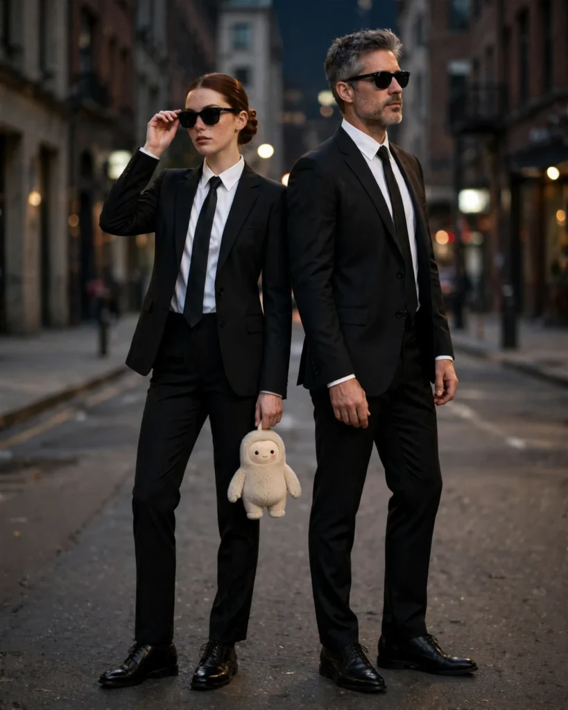 Men in Black Couples Halloween Costume