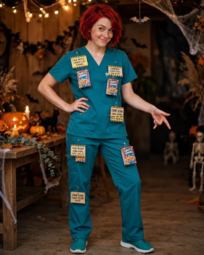 Cereal Killer Scrub Costume Scrub Halloween Costume
