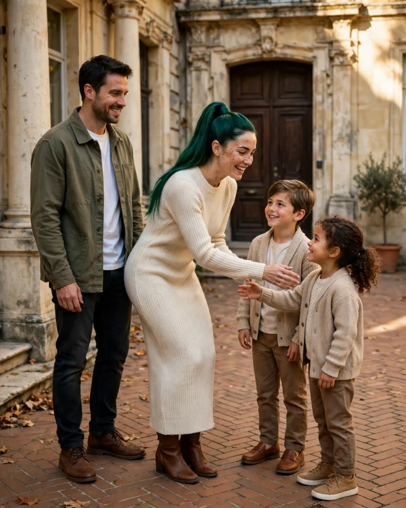 Coordinated Outfits for Mom, Dad, and Kids Fall Family Picture Outfit