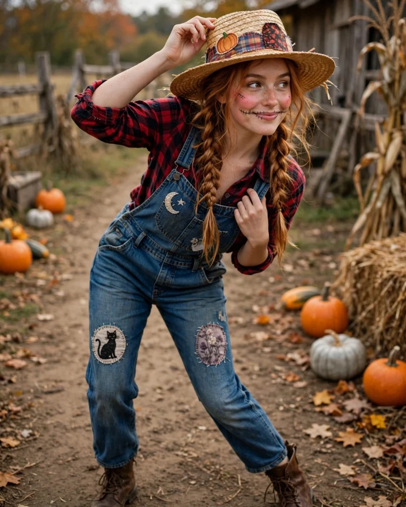 21 Last-Minute Halloween Costume Ideas Anyone Can Put Together 13 Scarecrow Costume Last-Minute Halloween Costume