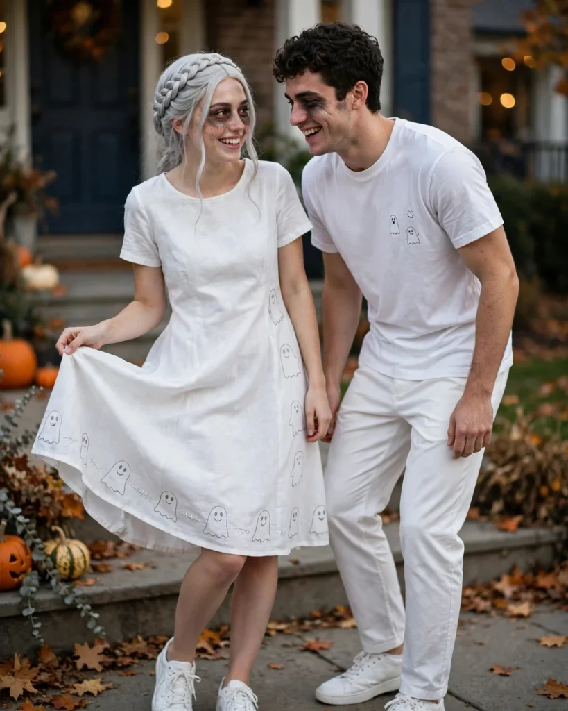 Ghost Couple Couples Halloween Costume