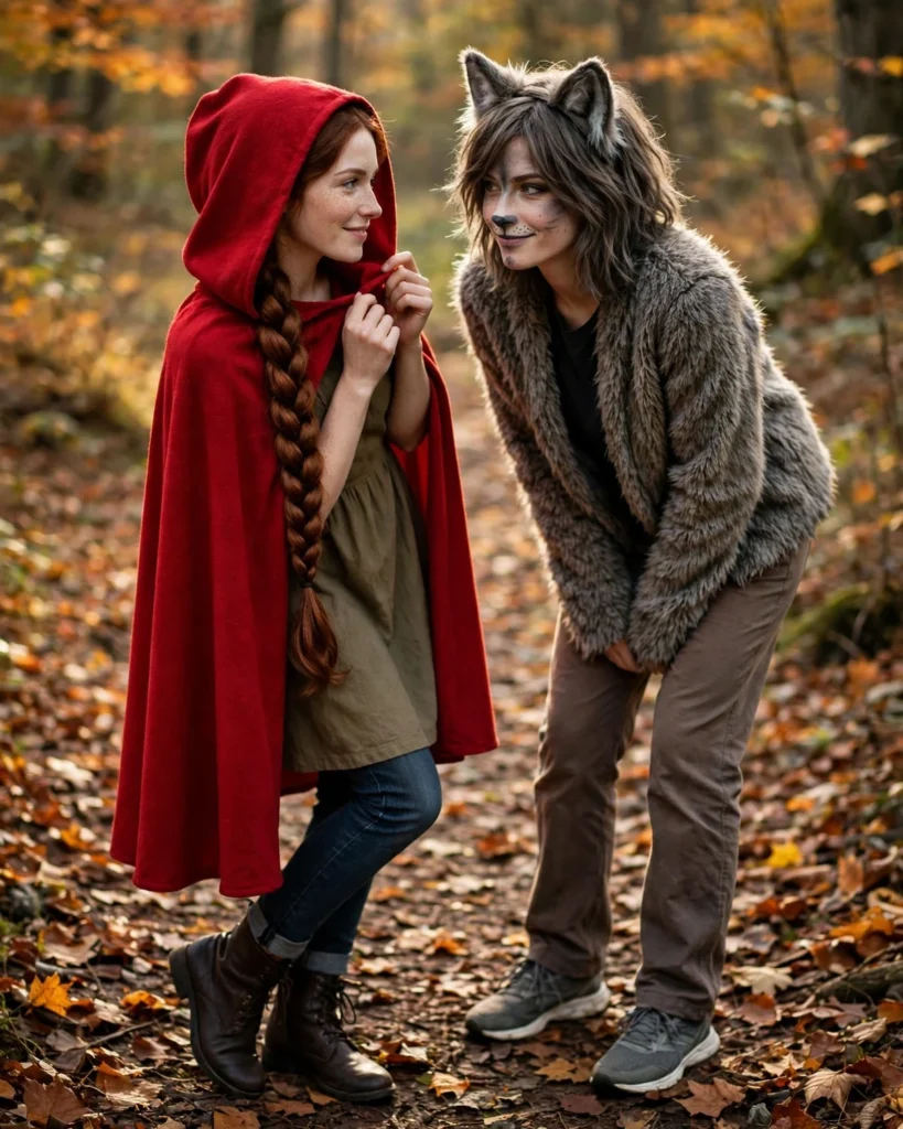 Red Riding Hood and the Wolf Duo Halloween Costume