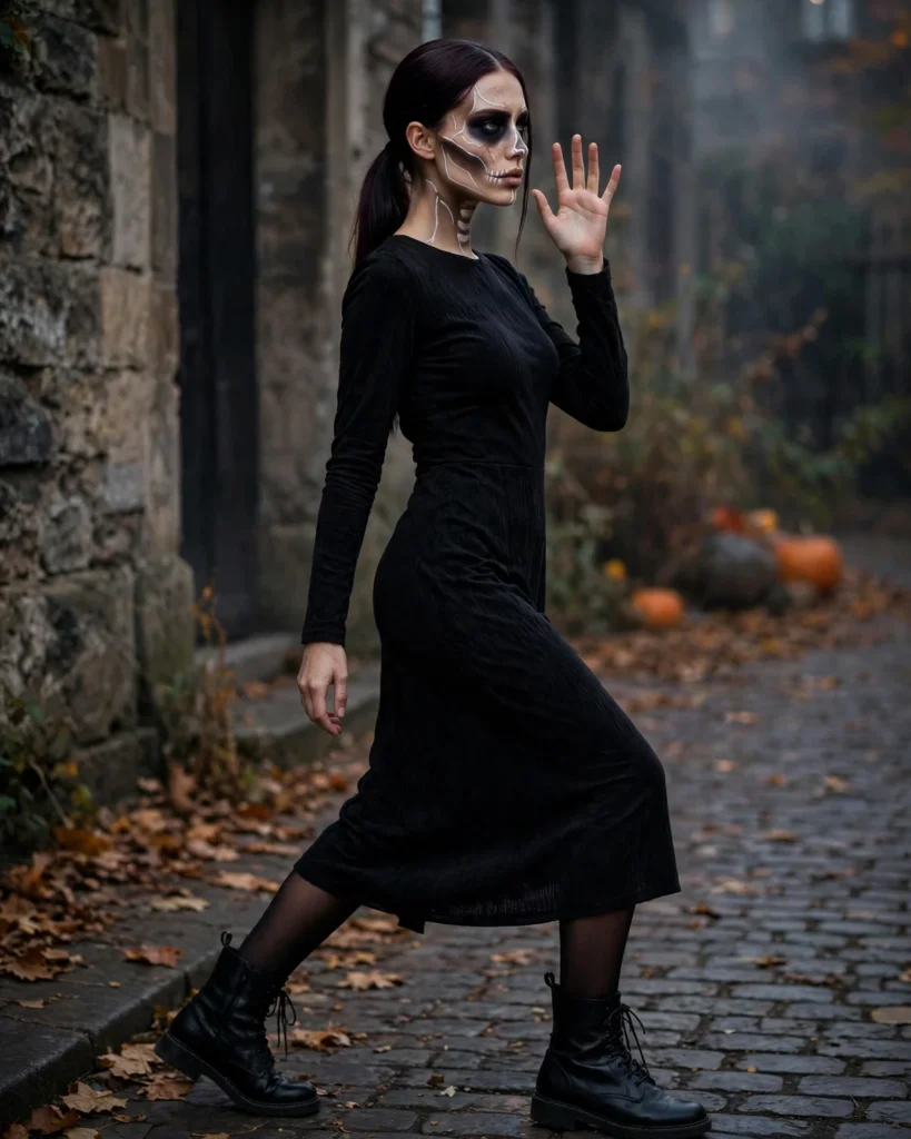 21 Last-Minute Halloween Costume Ideas Anyone Can Put Together 15 Skeleton Costume Last-Minute Halloween Costume