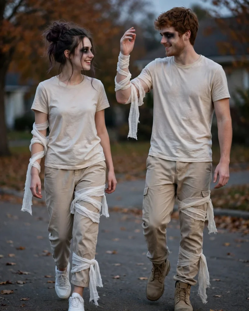 Mummy Couple Couples Halloween Costume