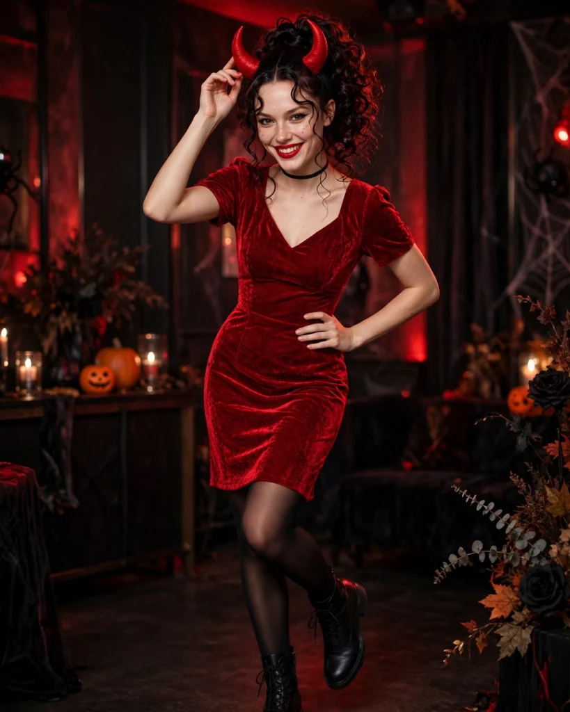Simple Devil Costume Easy Halloween Costume